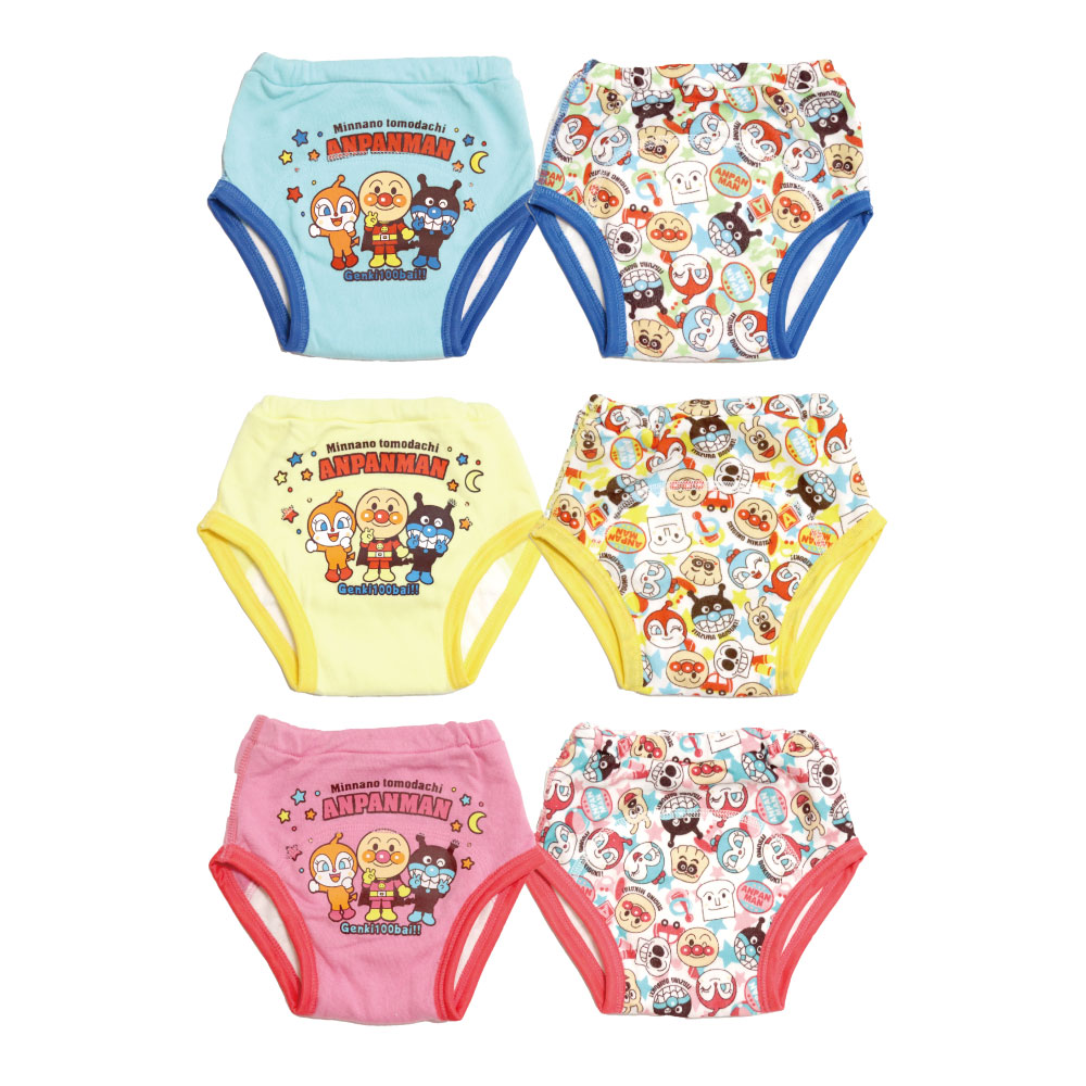 【ナカタ商品】アンパンマン 3層トレーニングパンツ2P