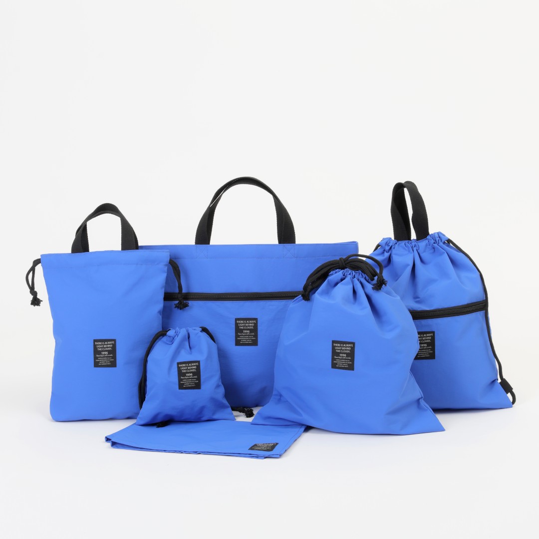 【別倉庫】レッスンバッグ 撥水 シンプルブルー（レッスンバッグ・ナップサック・シューズバッグ・巾着袋・ランチクロス）スクールバッグ